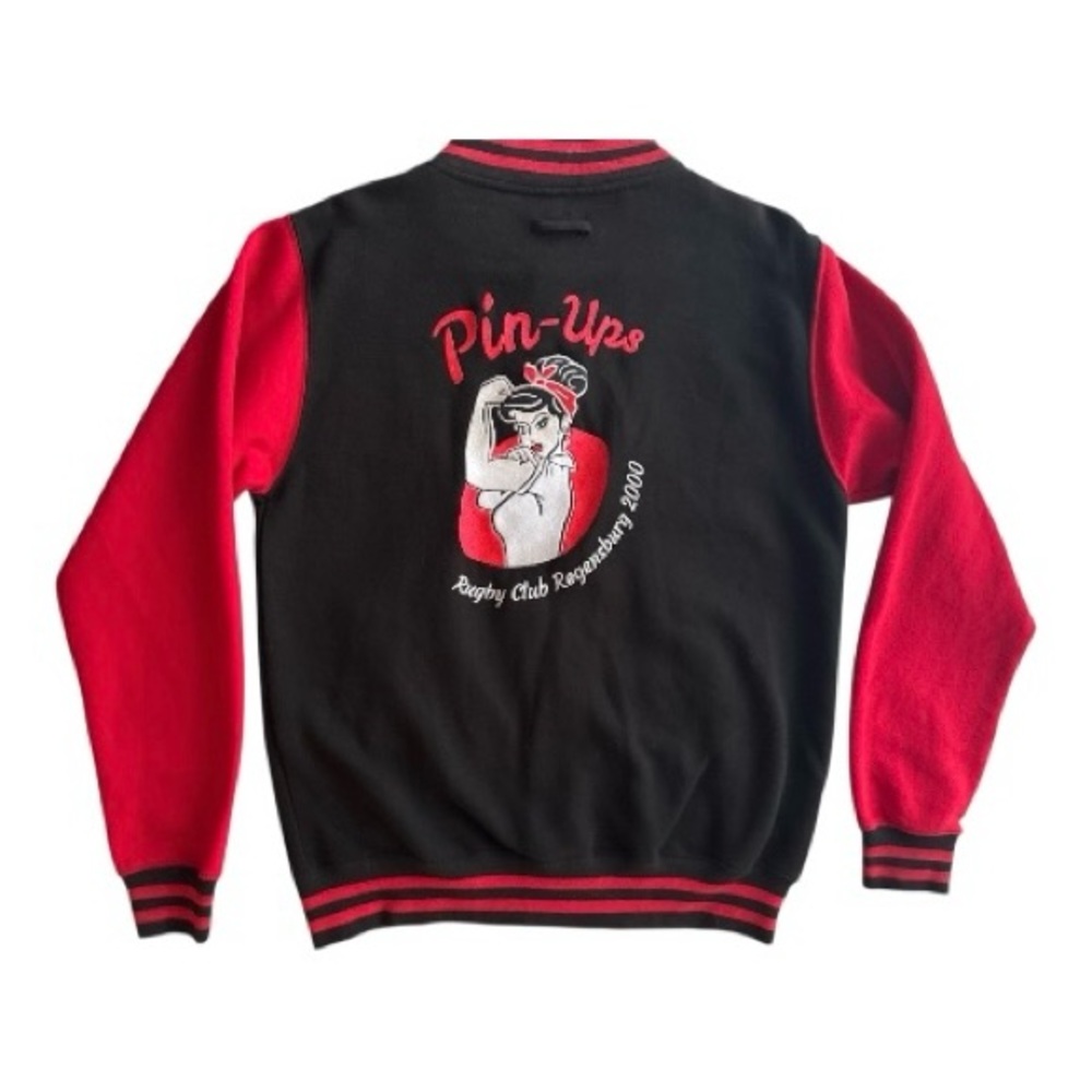 Valentines Pin‎ Up Varsity Jacket